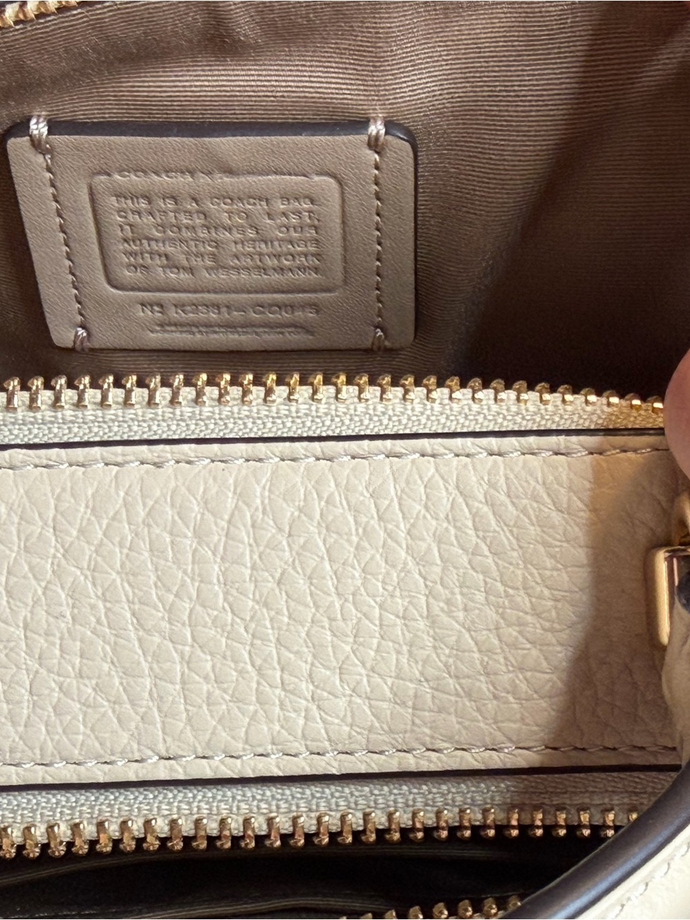 COACH Leather Satchel collaborated with Tom Wesselmann HTF ITEM FINAL PRICE - Picture 12 of 13